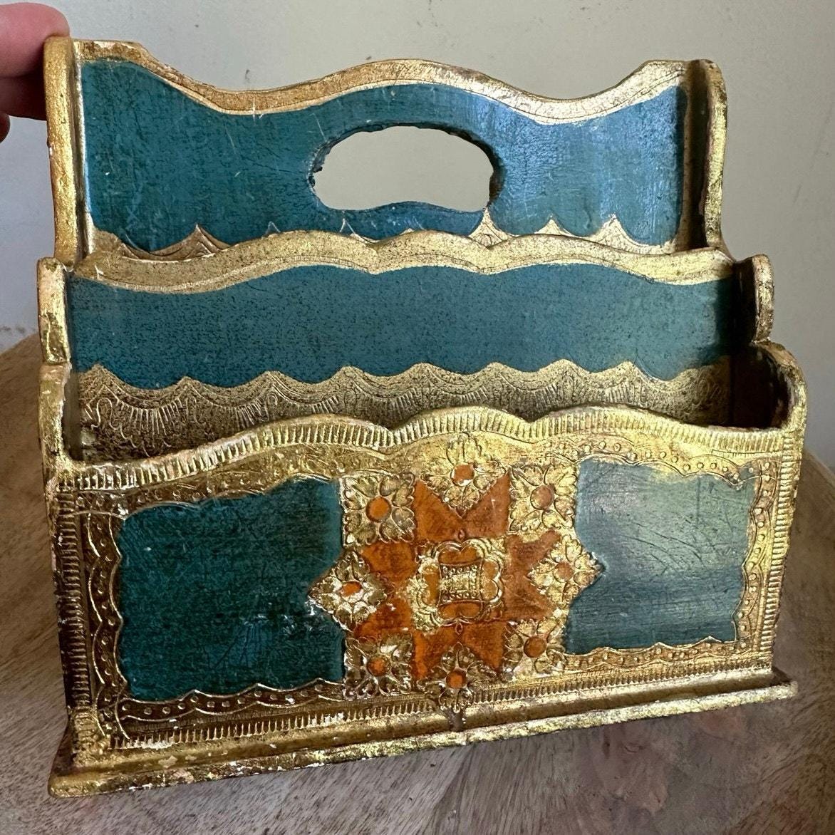 Florentine Box With Key - Etsy