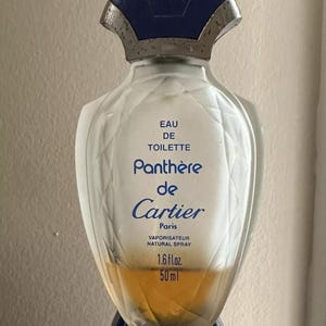 Vintage Panthere de Cartier Spray 1.6 oz 50 ml Eau de Toilette EdT Vtg perfume low fill retro scent discontinued