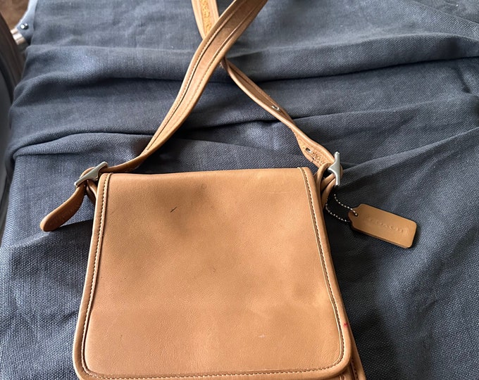 Vintage Coach Legacy Studio Flap Bag 9146 British Tan Crossbody