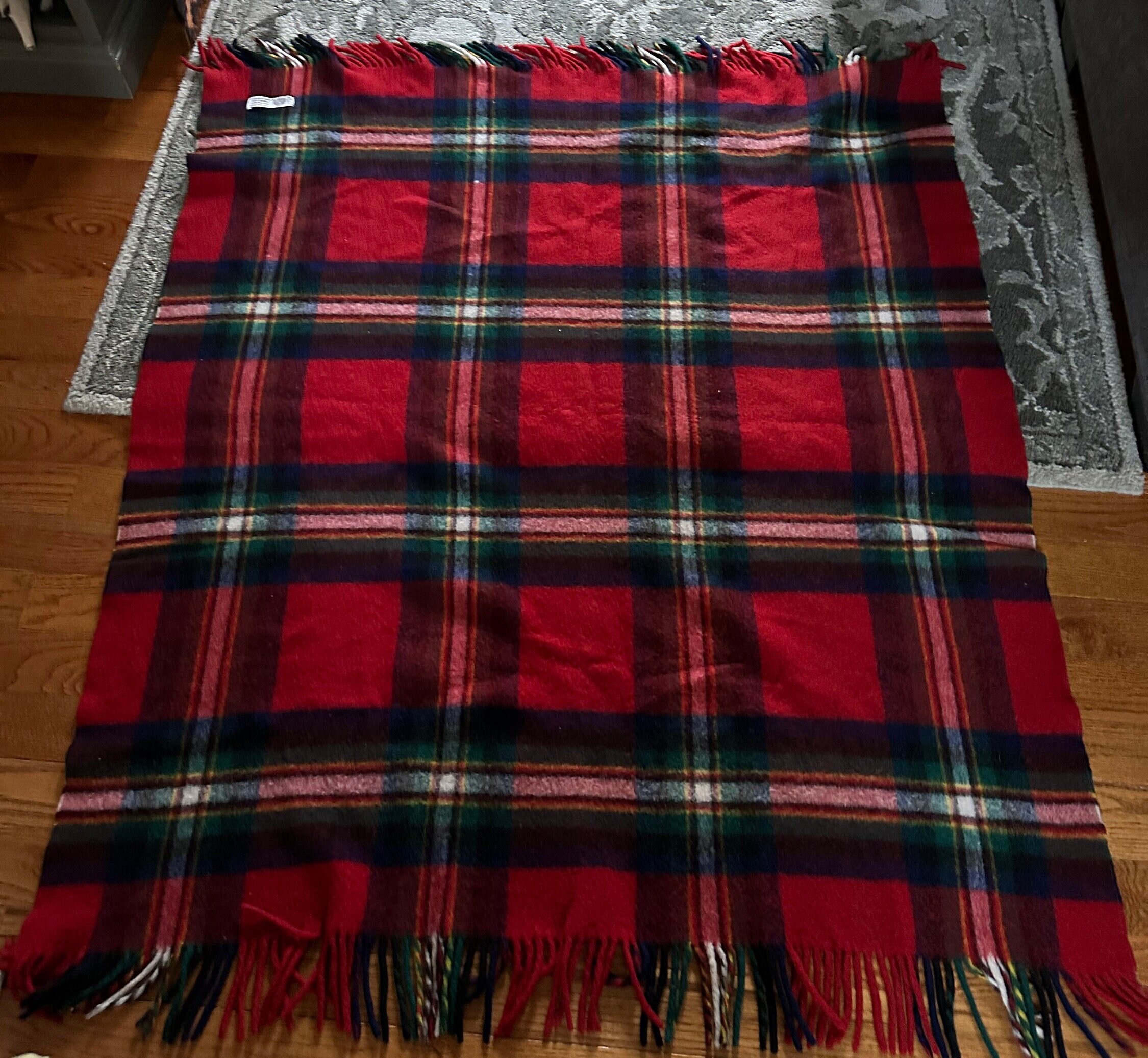 Wool blanket plaid hotsell