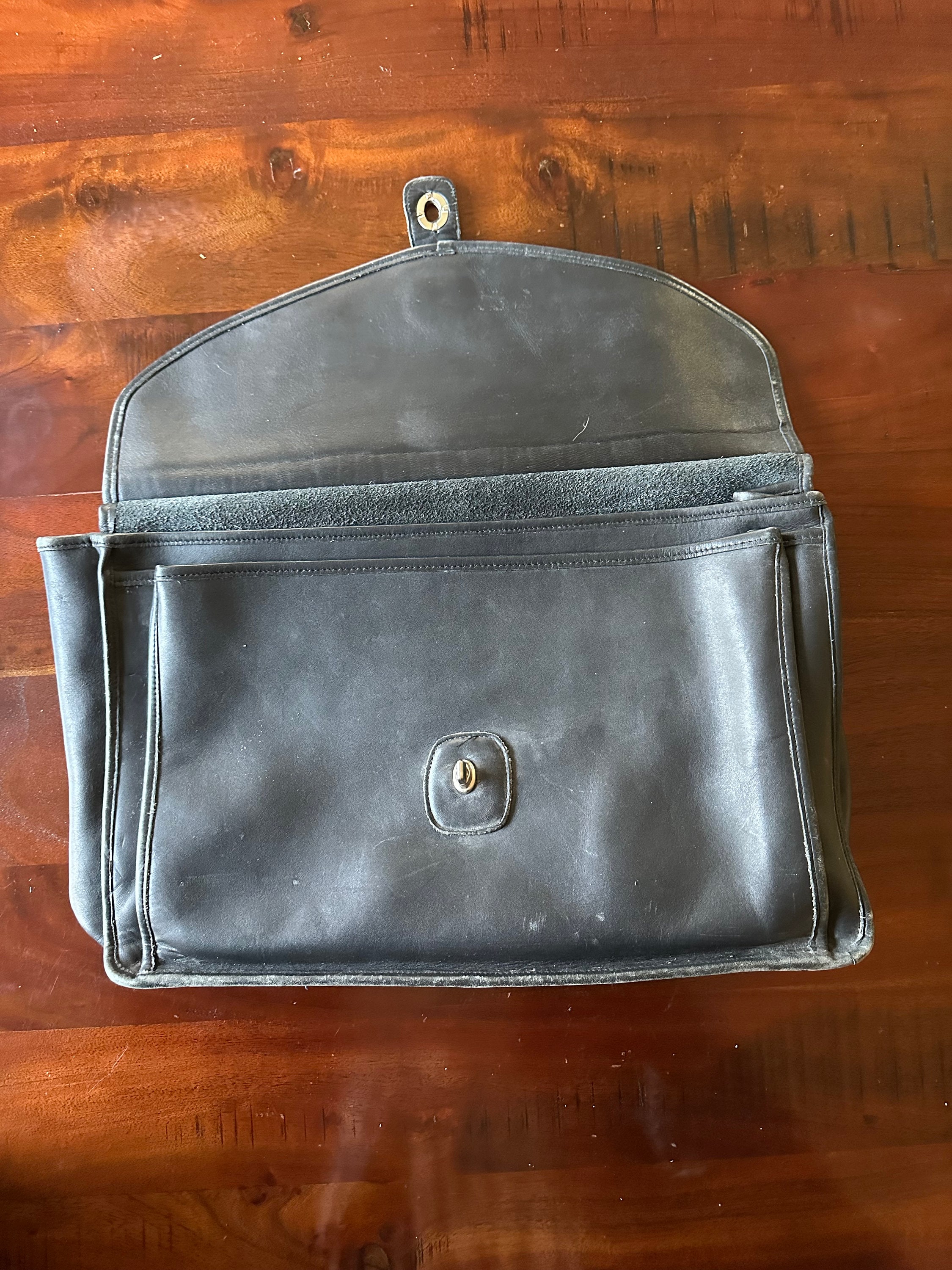 Vintage Coach Beekman 5266 Briefcase Men Black Career Suitcase !no