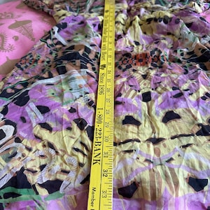 Anthropologie Leifsdottir 100% Silk Mini Dress butterfly bohemian sz 8 tie dye image 6