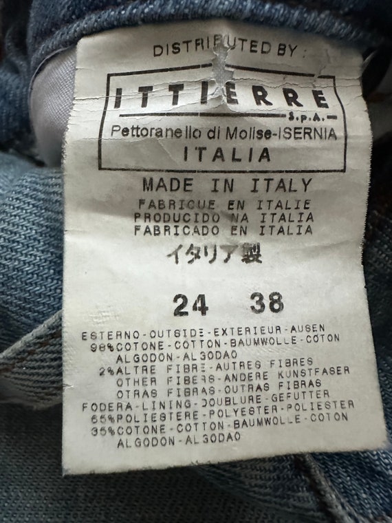 JUST cavalli イタリア製 クロップド丈 パンツ　y2k N1384 JUST cavalli イタリア製 クロップド丈 パンツ y2k N1384