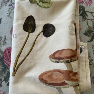 URBAN OUTFITTERS Canvas Tapestry Mushroom Illustrations wall hanging boho decor image 4