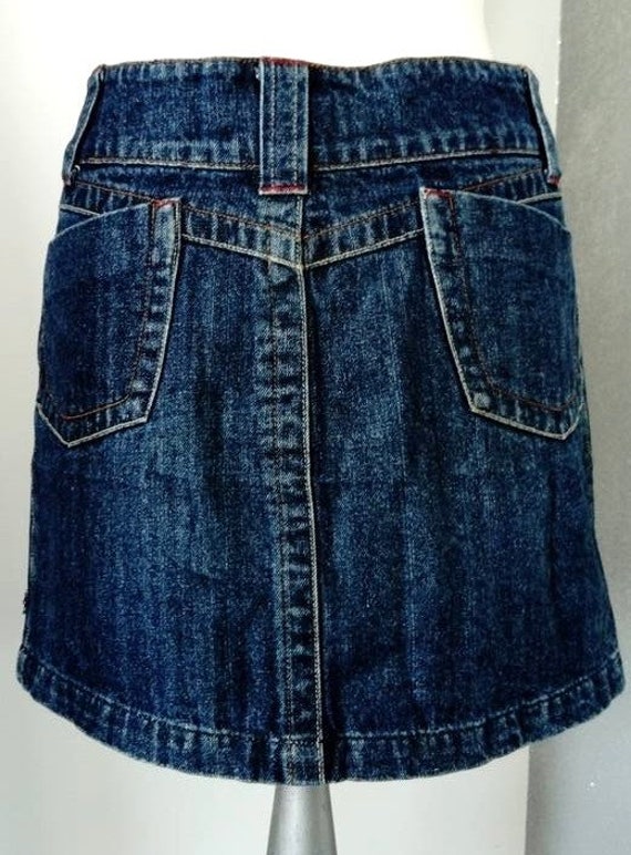 festival denim skirt