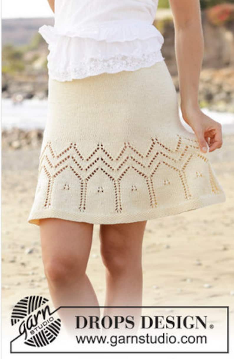 knitted cotton skirt Handmade skirt Different colors available summer lace skirt