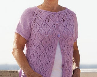 Damen Handgestrickte Baumwolljacke /Cardigan. Viele Farben verfügbar