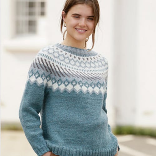 Women's Hand Knitted Wool Norwegian 
