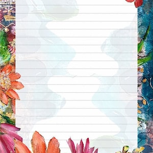 Writing Set, 30 Page Note Pad, 6 Small Cards with Envelopes