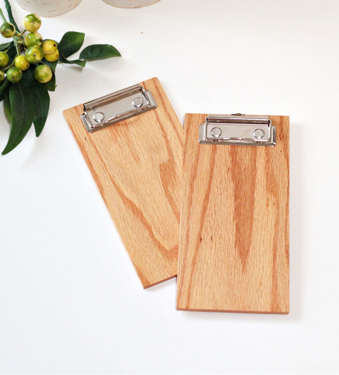 Small Oak Wood Clipboard / Restaurant Menu Board / Solid Wood Etsy Canada