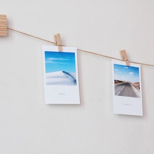 Wooden Photo Wall Display With Mini Clothespins Vertical Horizontal ...