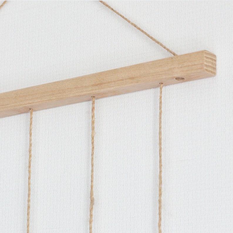 Photo Hanger / Photo Wall Display with Mini Clothespins / Etsy