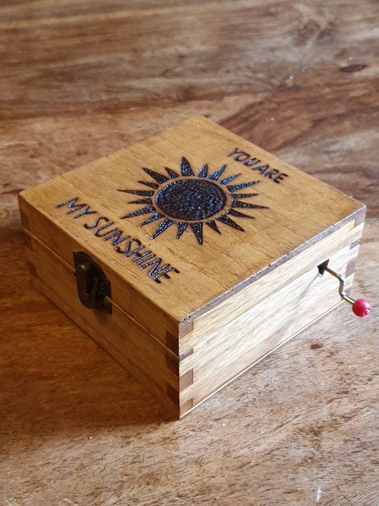 Music Box You Are My Sunshine Can Be Personalised Ideal Etsy UK