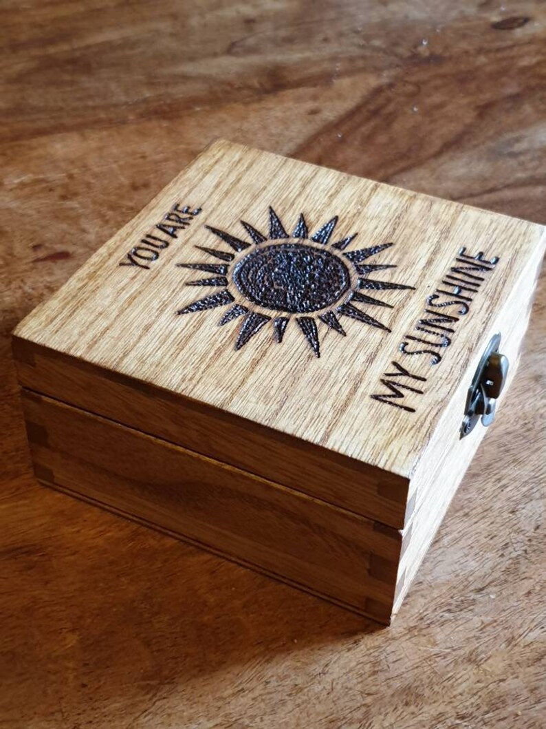Music box, you are my sunshine, can be personalised, ideal Christmas gift for loved one, birthday gift, johnny Cash, image 2