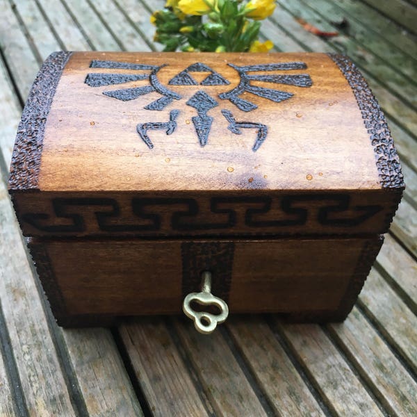 Legende von Zelda Truhe, Ringbox, kleines Geschenk.