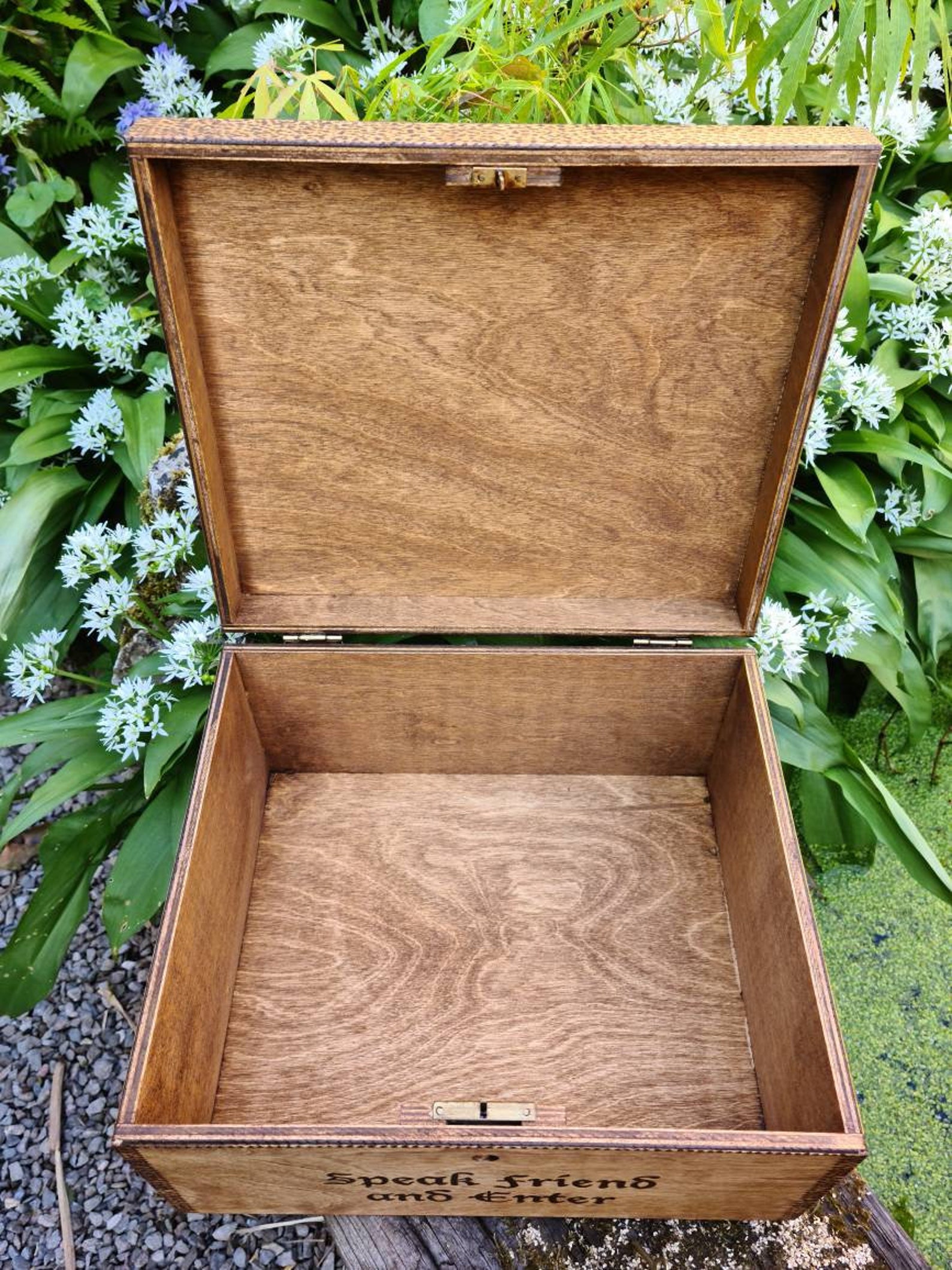 Lord of the Rings Inspired Wooden Box Doors of Durin Etsy UK