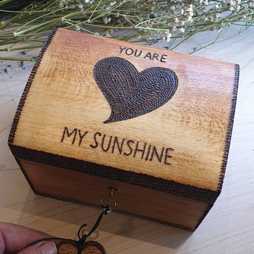 Fairy Music Box you Are My Sunshine Laser Etsy