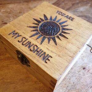 Music box, you are my sunshine, can be personalised, ideal Christmas gift for loved one, birthday gift, johnny Cash, image 8