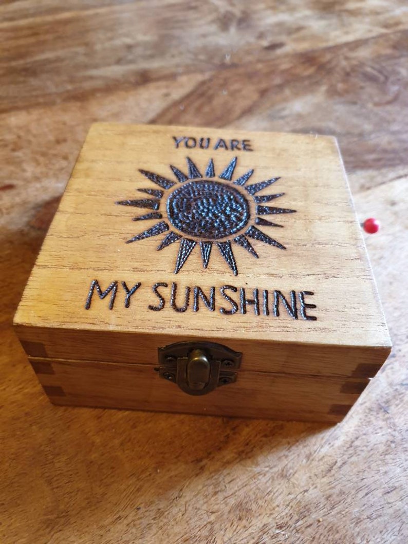 Music box, you are my sunshine, can be personalised, ideal Christmas gift for loved one, birthday gift, johnny Cash, image 6