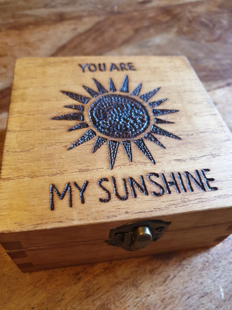 Music box, you are my sunshine, can be personalised, ideal Christmas gift for loved one, birthday gift, johnny Cash, image 7