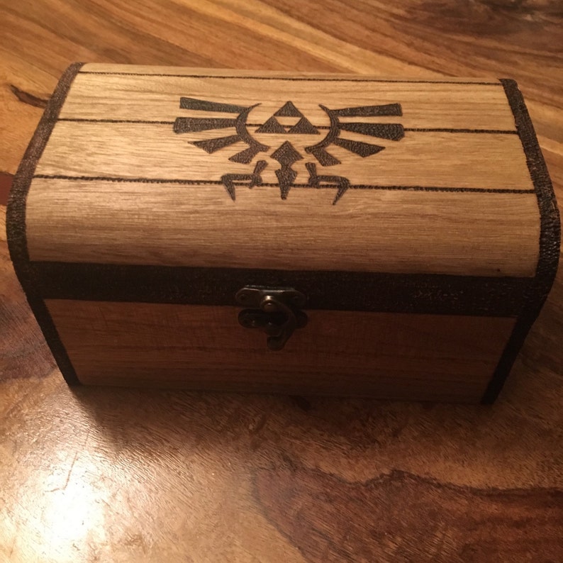 Legend of Zelda Inspired Chest With Drop Latch. Gift for Zelda Etsy