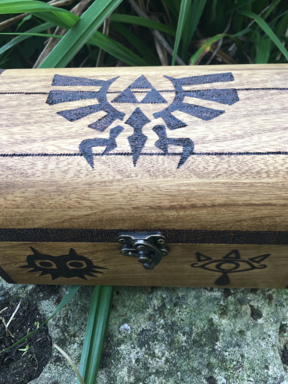 Legend of Zelda Inspired Wooden Chest Zelda Chest Treasure Etsy UK