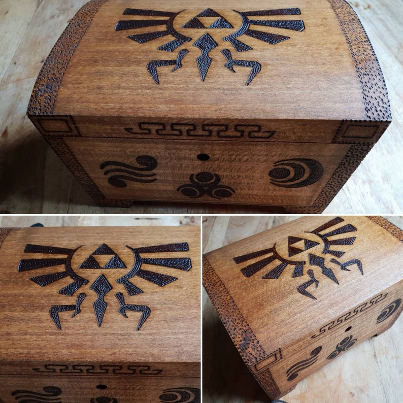 Legend of Zelda boîte de souvenir verrouillable pour ocarina Etsy