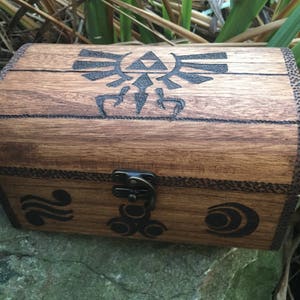 Zelda, Legend of Zelda, Zelda chest, Zelda gift, goddess symbols,  unique gift, birthday, valentines, gamer