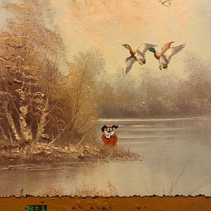 Better Luck Next Time - 8"x10" Print - Modified Thrift Store Art - Duck Hunt