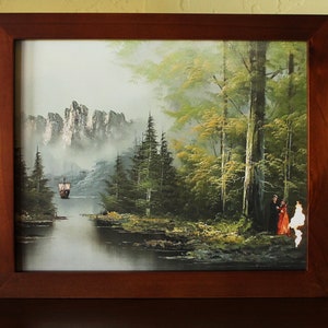 Cliffs of Insanity - 8&quot;x10&quot; Print - Modified Thrift Store Art - Princess Bride