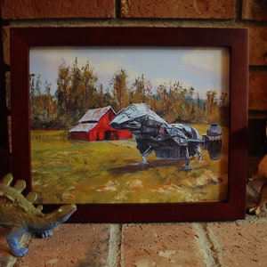 This Land - 8&quot;x10&quot; Print - Modified Thrift Store Art - Firefly