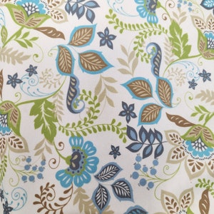 Blue Floral PUL-USA Made