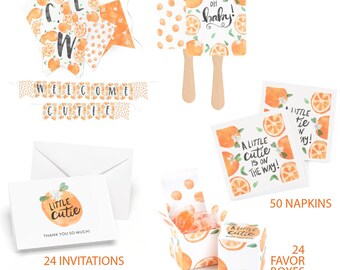 Little Cutie Baby Shower Party Bundle