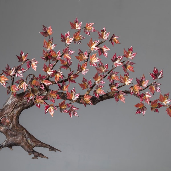 Windswept Maple Tree Wall Sculpture