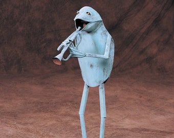 Frog Playing Trumpet