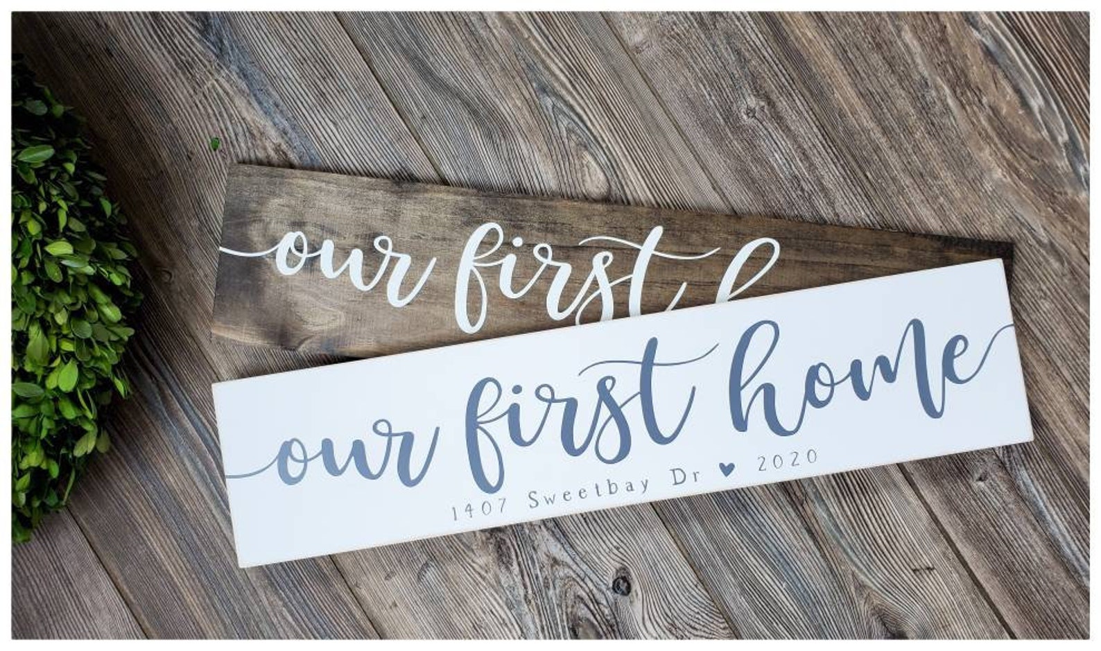 Our First Home Sign New Home Housewarming Gift Home Sweet | Etsy