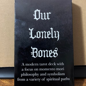 Our Lonely Bones Tarot Card Deck | Perfect For Beginners Divination Tool Set