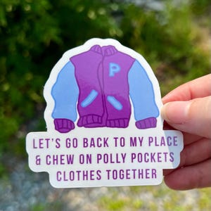 Polly Pockets Sticker | Funny Millennial TikTok Humor Vinyl Laptop Decal