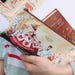 50% Off SALE Alice in Wonderland Pencil Case w Watercolour Illustration - korean stationery desk pencilcase fabric cute white rabbit story