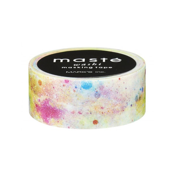 New 2015 Masté White Cosmic (City Collection) Washi Tape - Japanese Washi Masking Tape - scrapbooking, paint pastel powder rainbow galaxy