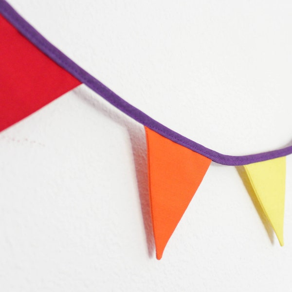 Mini rainbow bunting, Corona Lockdown NHS, bright fabric garland, house window, front door, gay lesbian lgbt gift, pride home flag party