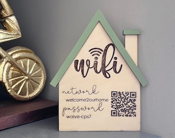 Wifi Password House, Airbnb Wifi Sign, Wifi Sign, Home Wifi Sign, Wifi Sign For Guests, Custom Sign, Welcome Wifi Sign, Guest Wifi, Welcome