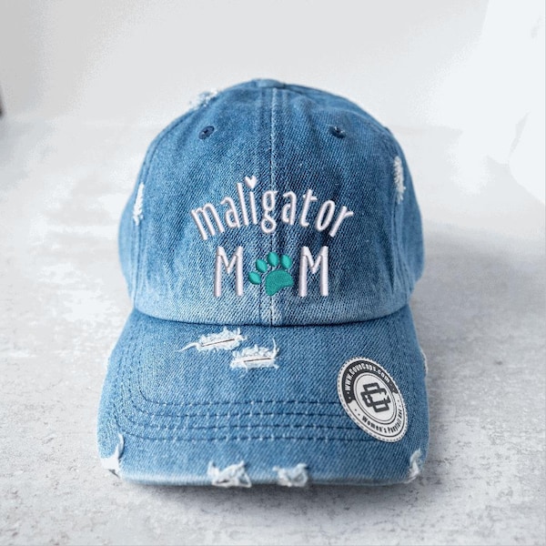 Belgian Malinois Maligator Mom Design on Women's Ponytail Hat