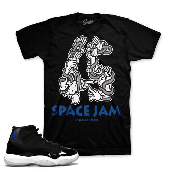 jordan 11 space jam t shirt