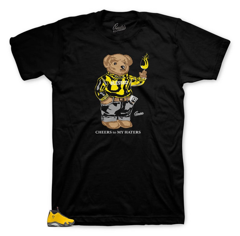 yellow jordan 14 shirt