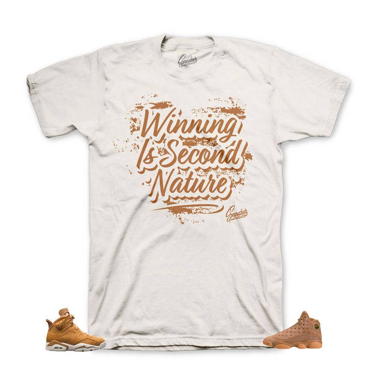 wheat jordan shirt