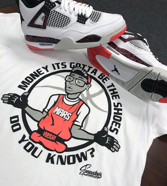 bright crimson jordan shirt