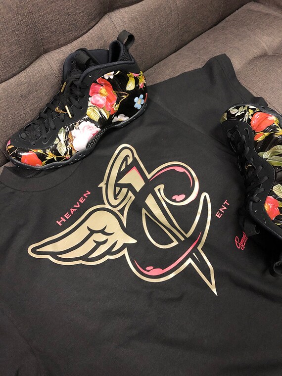 nike foamposite floral shirt