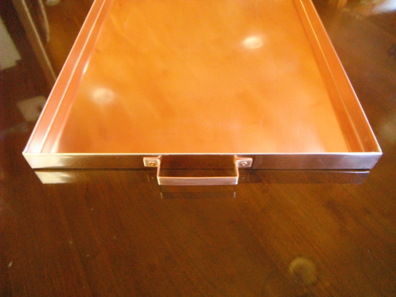 Copper Serving Tray Etsy