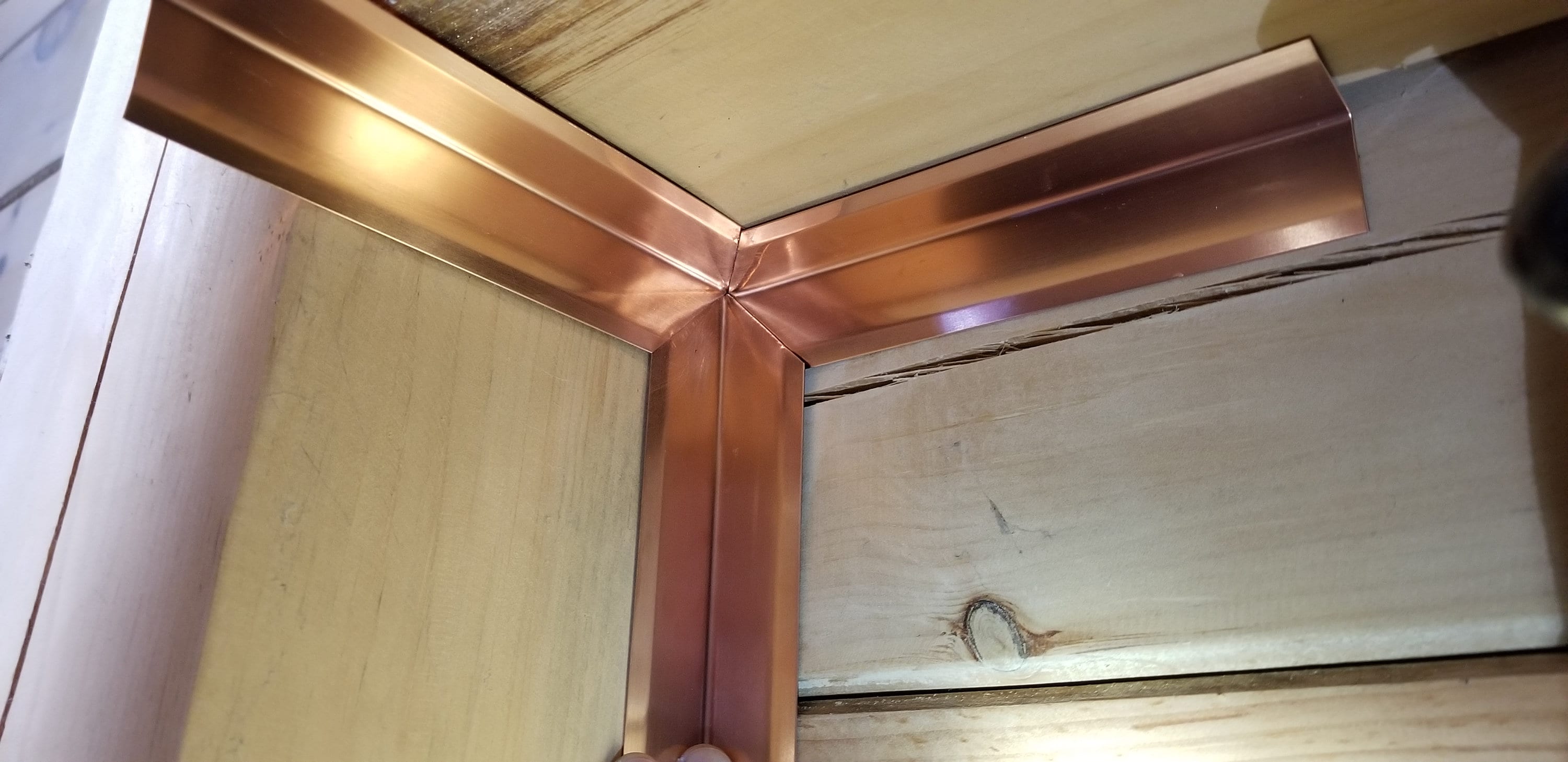 Solid Copper Corner Trim Etsy